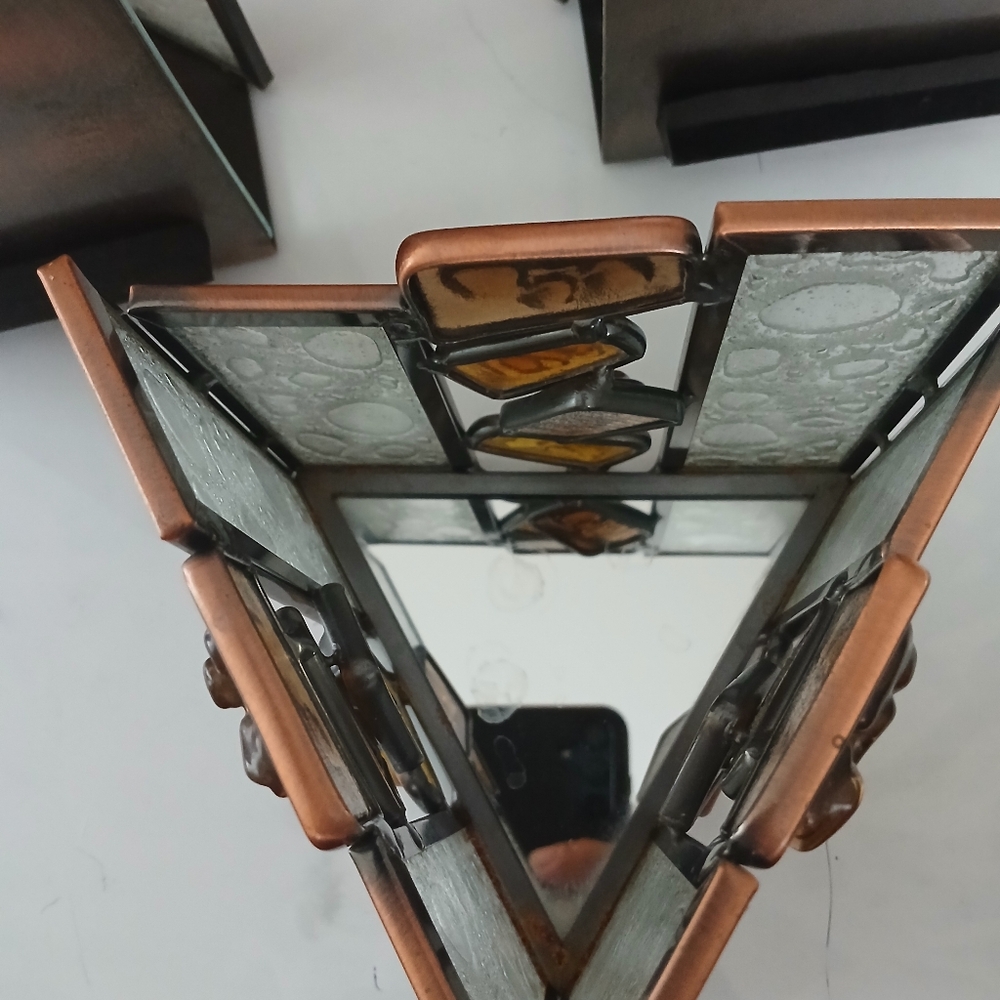3 Piece Partlite Votive 2 Pc Wall Sconce And Table Piece - Picture 5 of 6